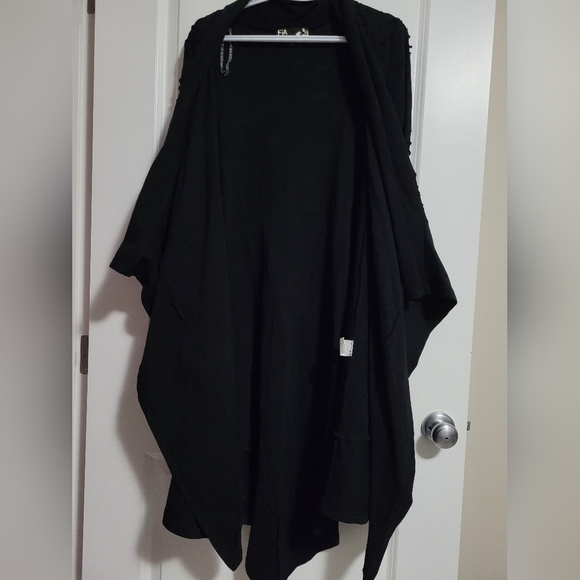 Fia Fashion Long Open Cardigan size medium-large Made in Greece - Picture 3 of 8